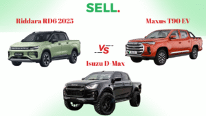 Comparison of Riddara RD6, Maxus T90 EV, Isuzu D-Max
