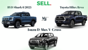 Comparison of BYD Shark 6 with Toyota Hilus Revo, Isuzu D-Max-V-Cross